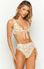 9.0 Swim St Lucia Summer Multi Print Bikini Top Image