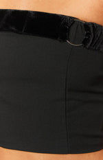 Alistair Black Strapless Belt Top Image