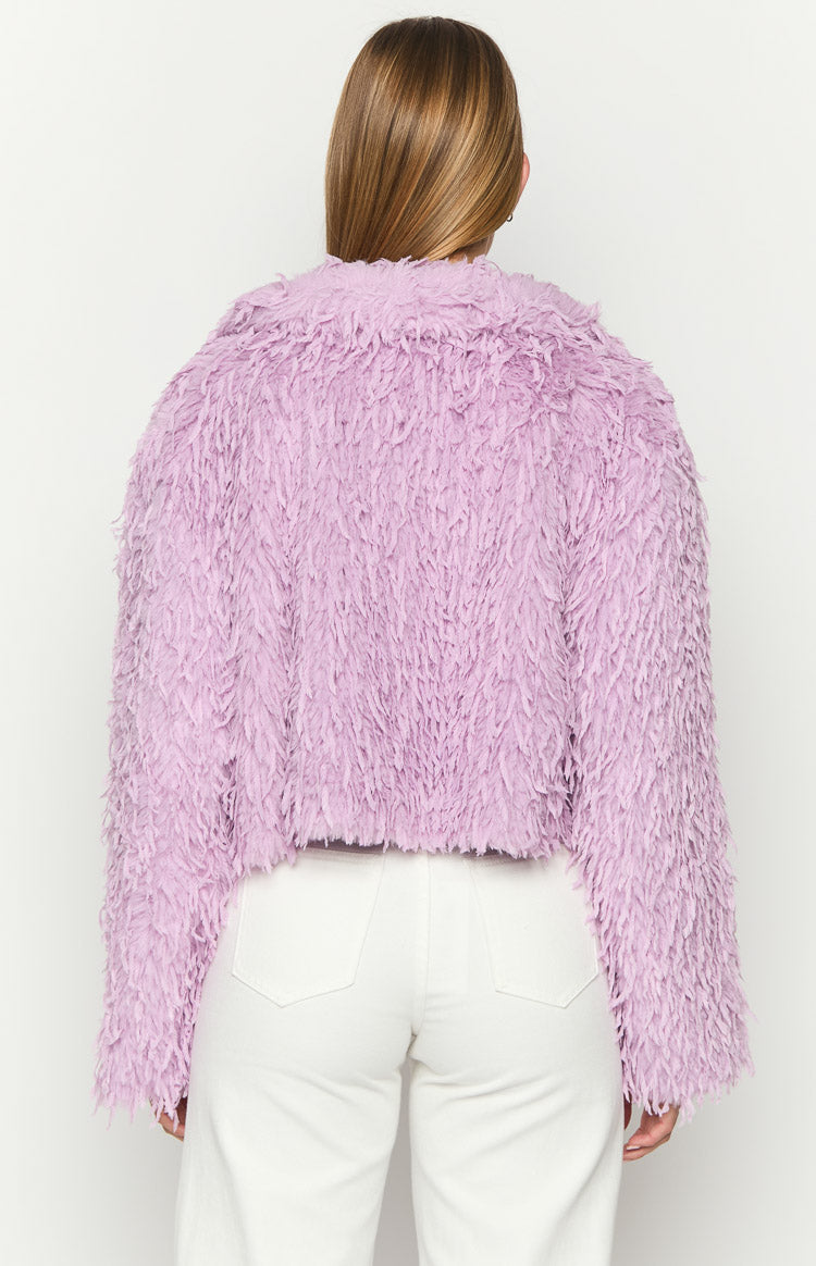 Amy Purple Fringe Jacket Image