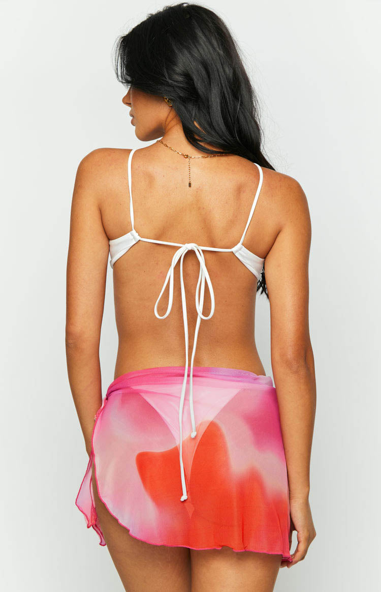 Arlette Pink Print Sarong Image