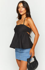 Axl Black Halter Top Image