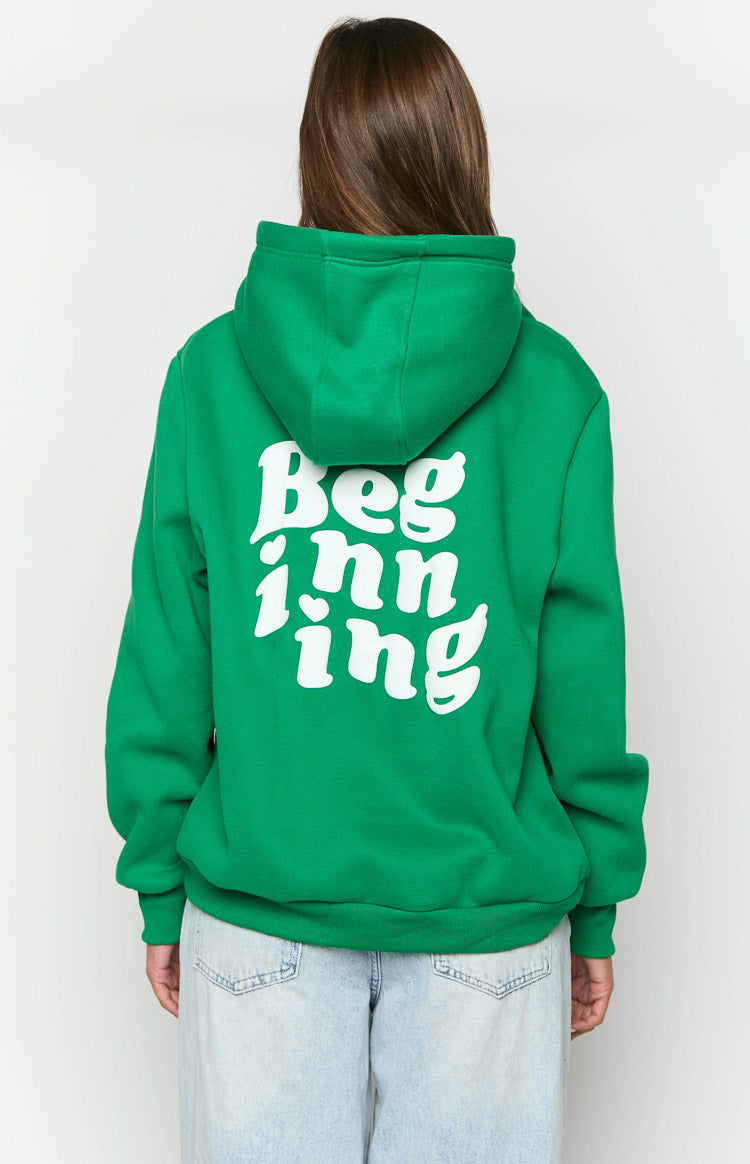 Beginning Green Snuggle Bubble Hoodie Image