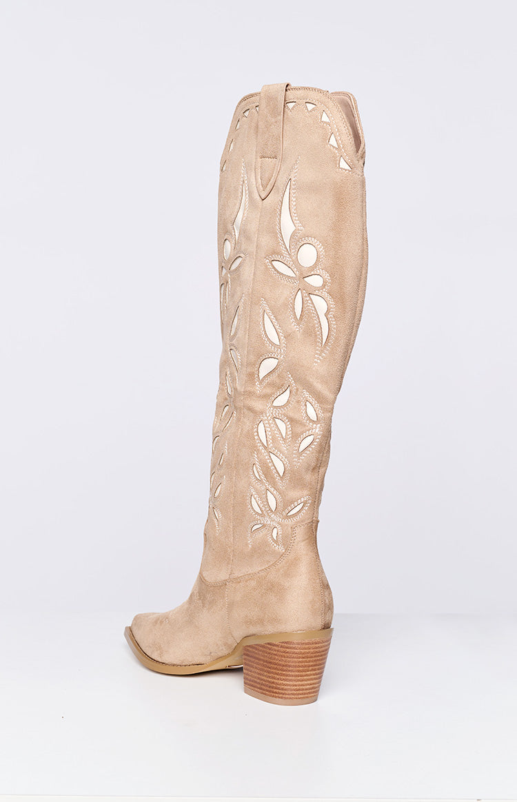 Billini Della Taupe Cowboy Boots Image