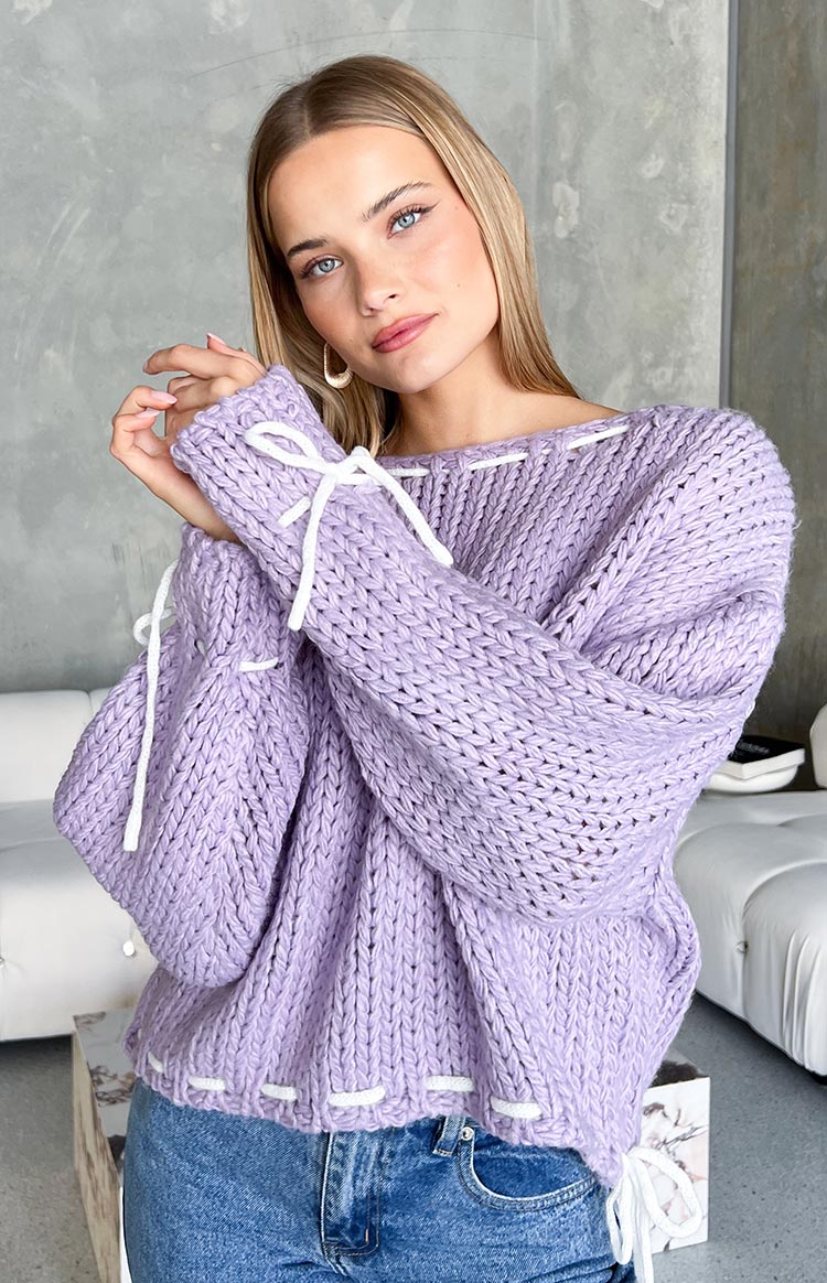 Bea Lilac Sweater Sale