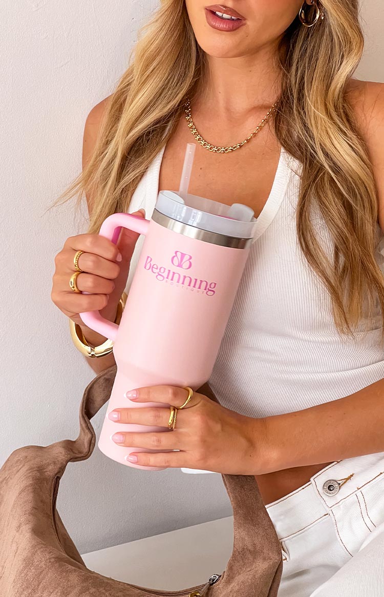 Beginning Boutique Miss Sippy Bubblegum Tumbler (FREE over $250) Image