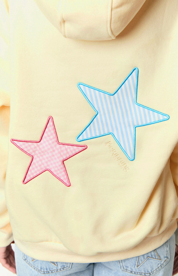 Beginning Cream Star Hoodie Image