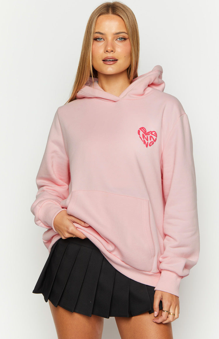 Beginning Pink Lovey Bubble Hoodie Image