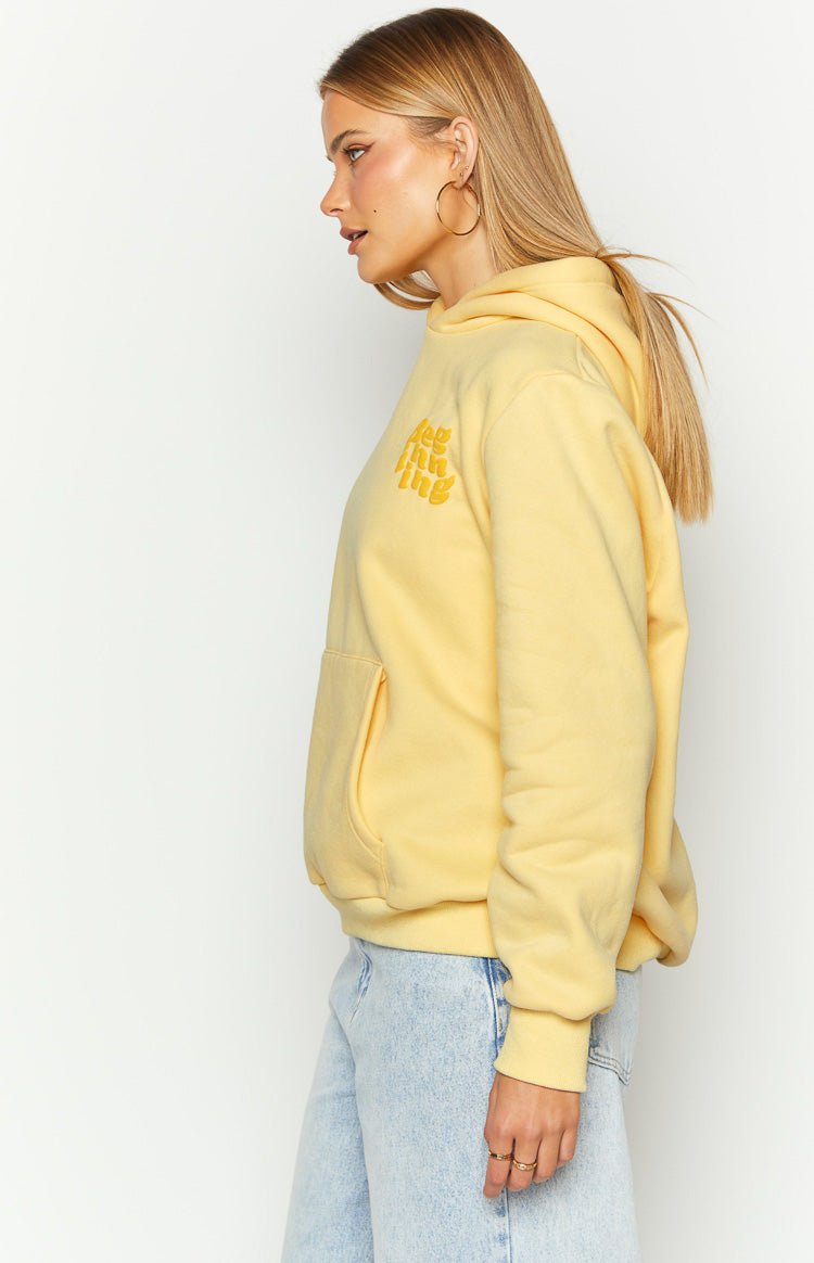 Beginning Yellow Snuggle Bubble Hoodie Image