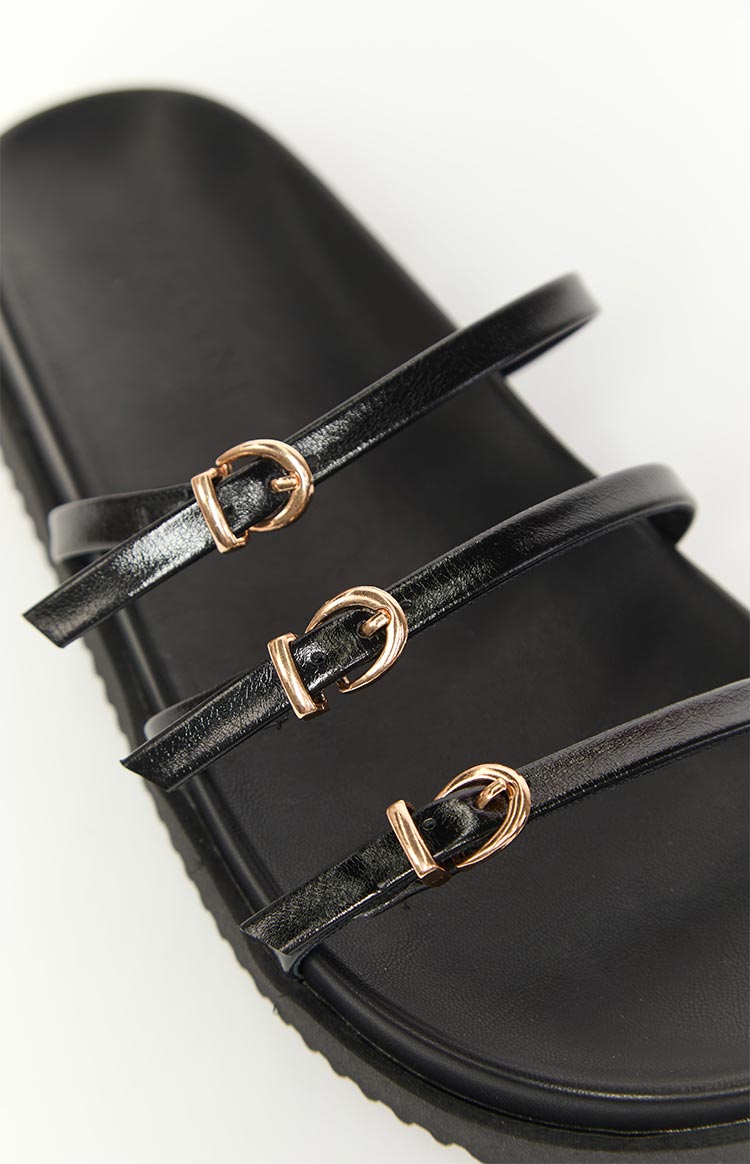 Billini Alfie Black Slides Image