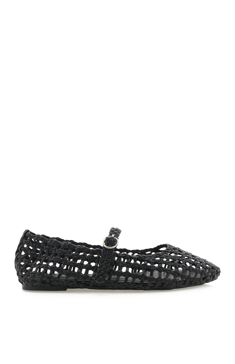 Billini Gitta Black Ballet Flats Image