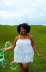 Birthday Girl Blue Mini Party Dress Image