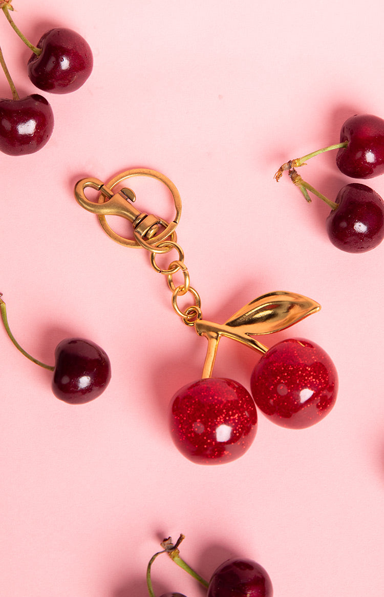 Cherry Gold Keyring (FREE OVER $150) Image