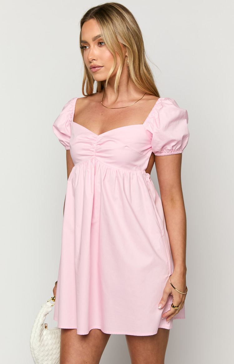 Clara Pink Mini Dress Image