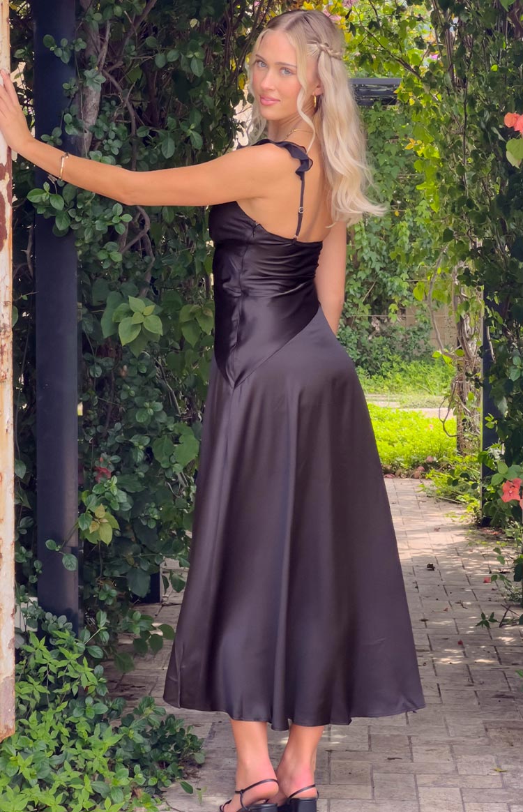 Corrina Black Maxi Dress Image