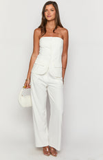 Dien White Tailored Pants Image