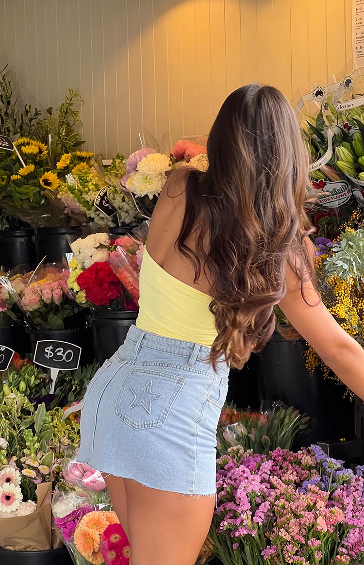 Daisy Yellow Tube Top Image