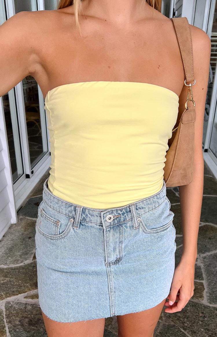 Daisy Yellow Tube Top Image