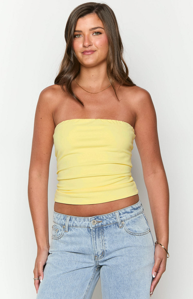 Daisy Yellow Tube Top Image