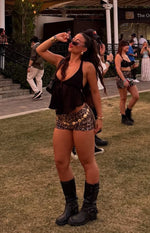 Brielle Black Halter Top Image