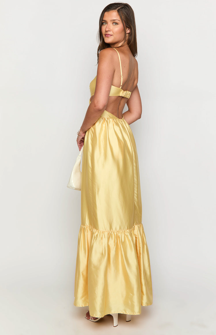 Felicitie Yellow Maxi Dress Image