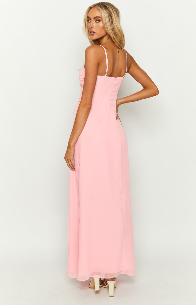 Shop Formal Dress - Flossie Pink Maxi Sleeveless Dress featured image