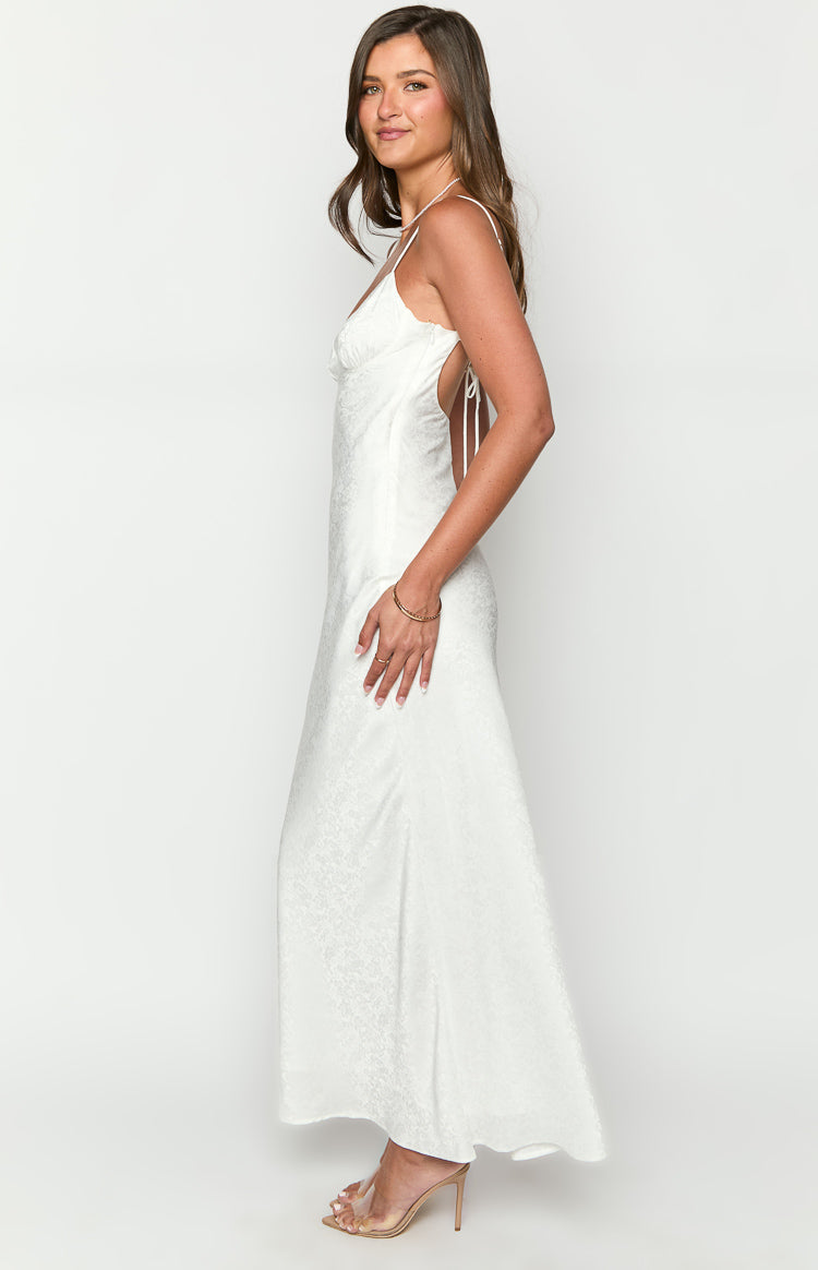 Gloria White Maxi Dress Image