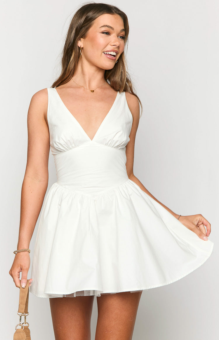 Halvin White Mini Dress Image