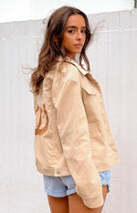 Hugo Cream Cord Western Jacket Image