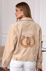 Hugo Cream Cord Western Jacket Image