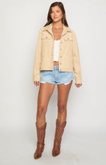 Hugo Cream Cord Western Jacket Image