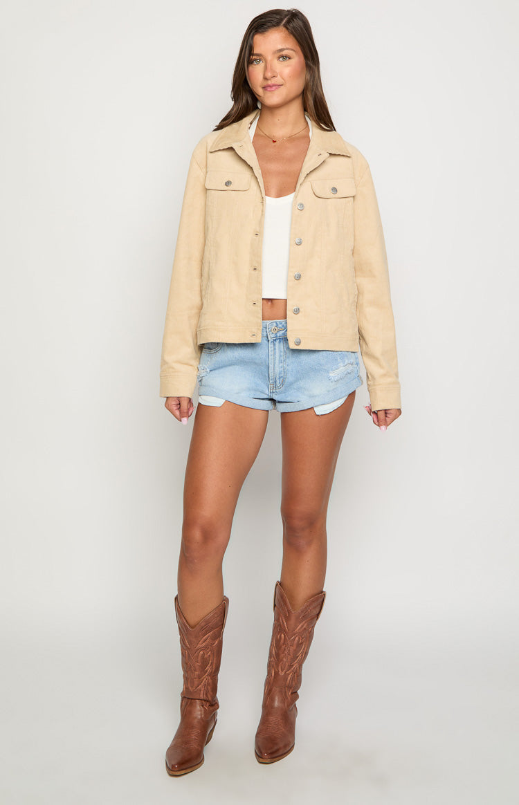 Hugo Cream Cord Western Jacket Image