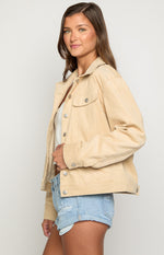 Hugo Cream Cord Western Jacket Image