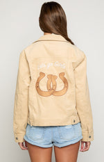 Hugo Cream Cord Western Jacket Image