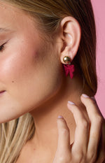 Isibel Red Bow Earrings (FREE over $130) Image