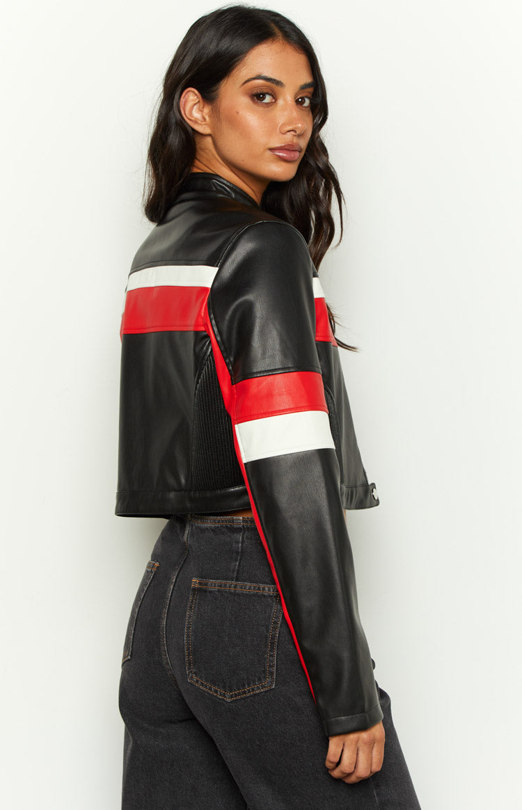 Jayella Black Moto Jacket – Beginning Boutique