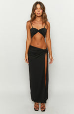 Jolee Black Crop Top Image