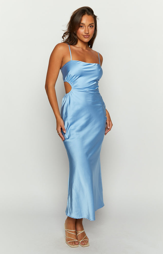 Jura Blue Maxi Dress – Beginning Boutique