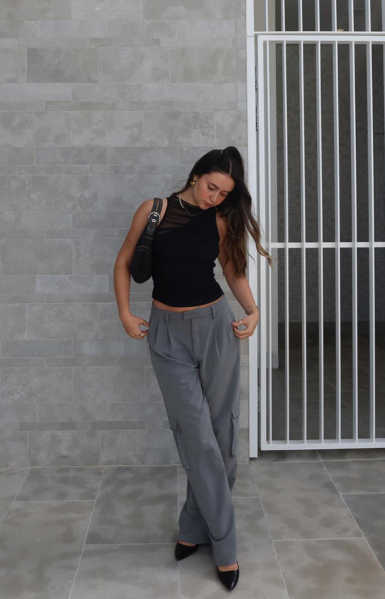 Kairos Grey Straight Leg Pants Image