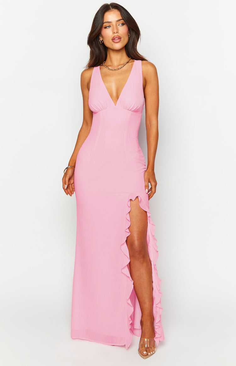 Kris Pink Maxi Dress Image