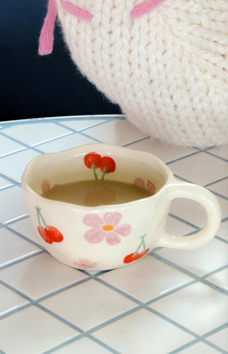 Lila Cherry Floral Mug Image