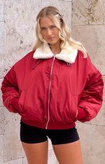 Lioness Carla Mulberry Puffer Jacket Image