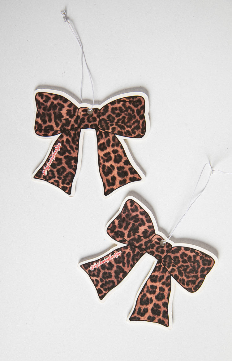 Leopard Print Bow Air Freshener Image