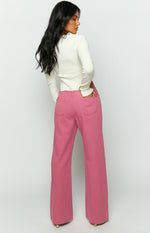 Lioness Practical Magic Hot Pink Jeans