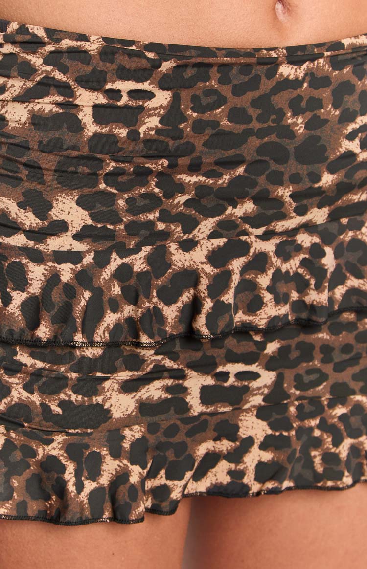 Lioness Rendezvous Leopard Mini Skirt Image