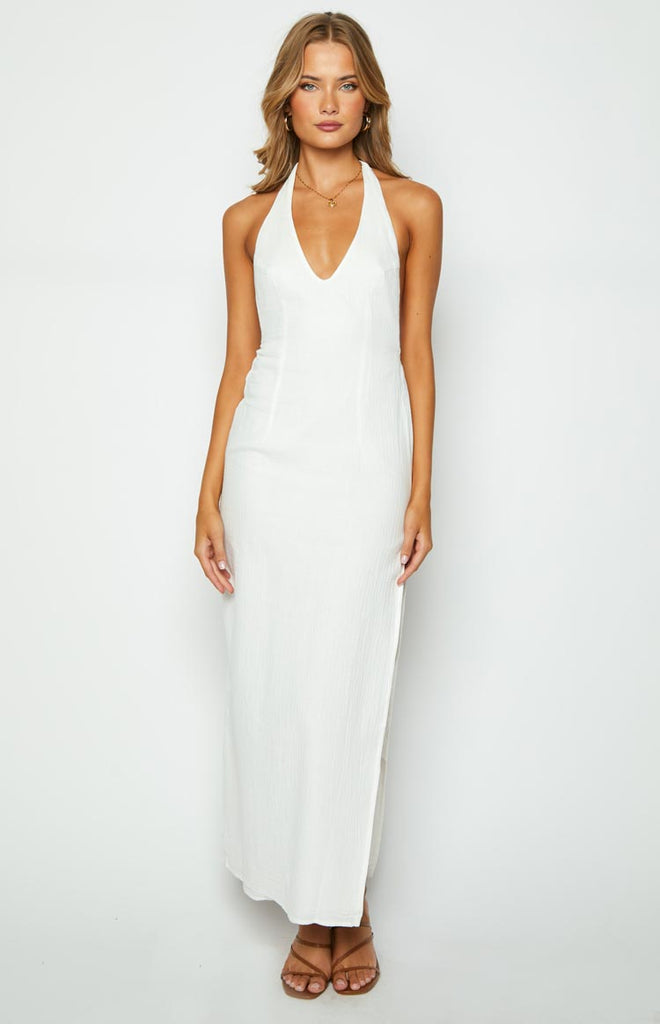Mahli White Maxi Dress – Beginning Boutique