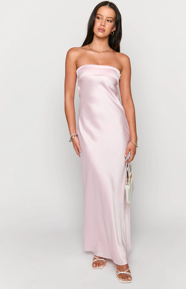 Maiah Light Pink Maxi Dress Image