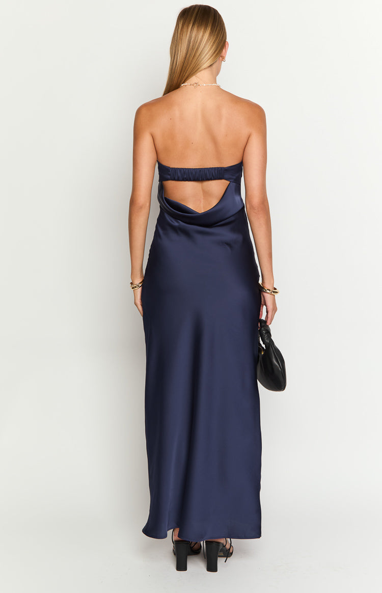 Maiah Navy Maxi Dress Image