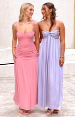 Maiana Lilac Strapless Maxi Dress Image