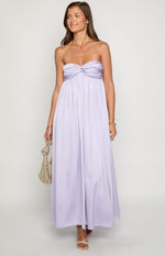 Maiana Lilac Strapless Maxi Dress Image