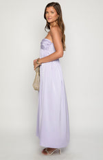 Maiana Lilac Strapless Maxi Dress Image